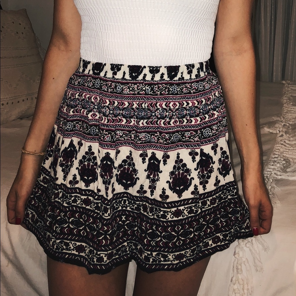 Pacsun LA Hearts Paisley Printed Skirt